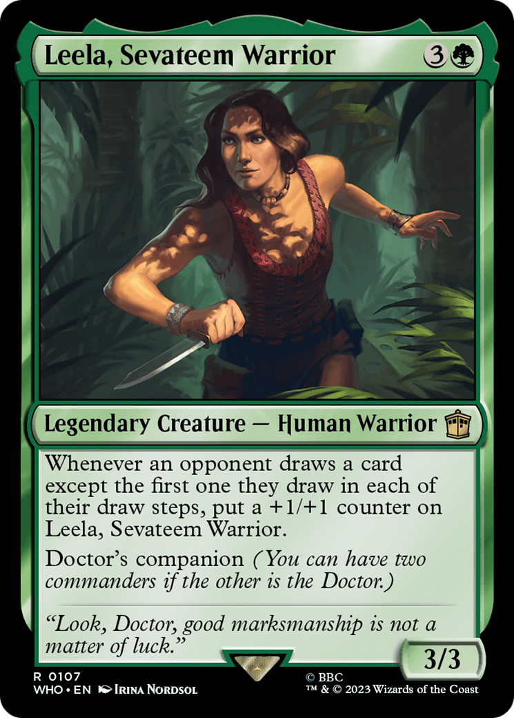 Leela, Sevateem Warrior (WHO-107) (Foil)