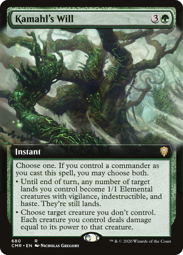 Kamahl's Will (CMR-680) (Extended Art)