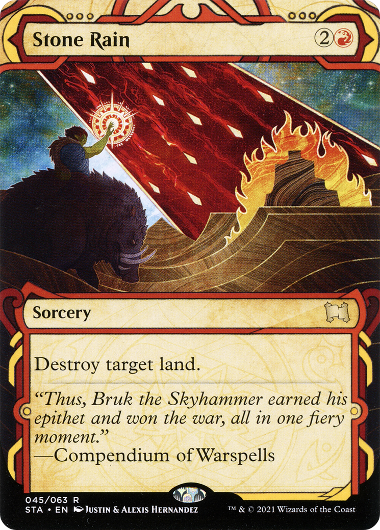 Stone Rain (STA-045) (Showcase) (Borderless)