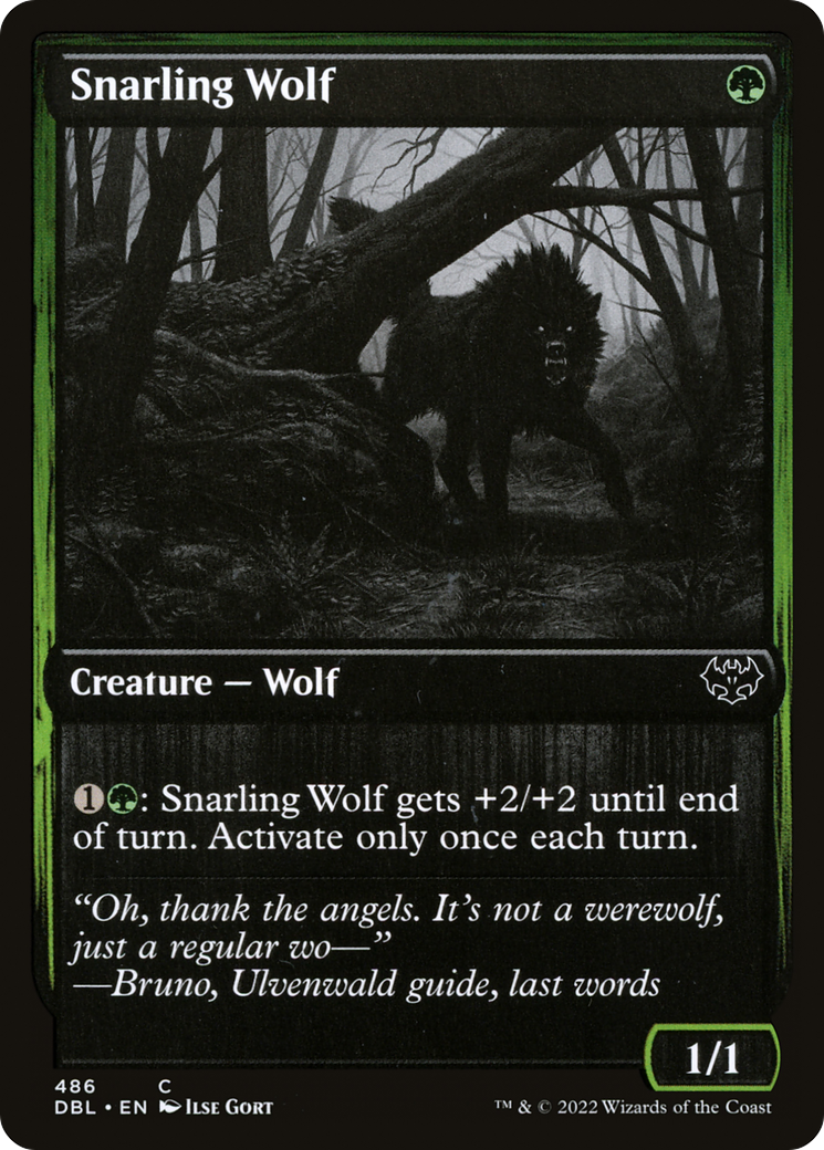 Snarling Wolf (DBL-486) (Foil)