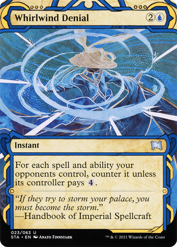 Whirlwind Denial (STA-023) (Showcase) (Borderless) (Foil)