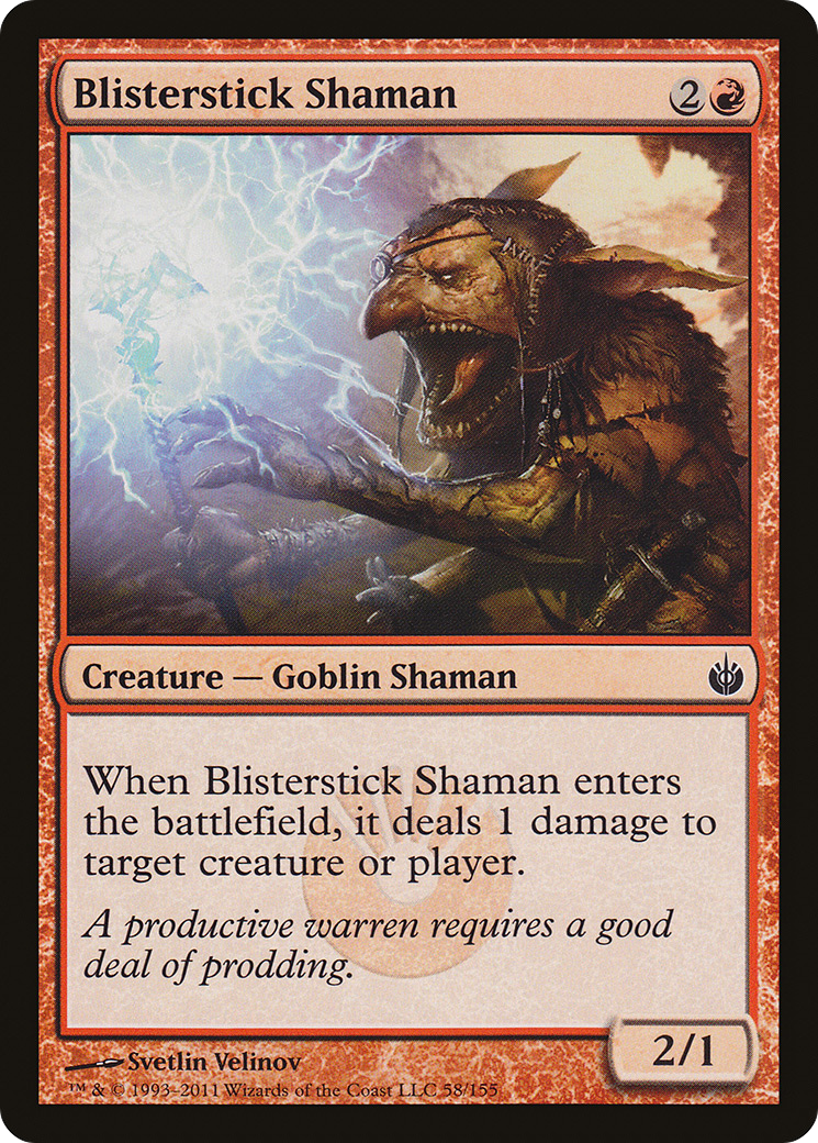Blisterstick Shaman (MBS-058) (Foil)