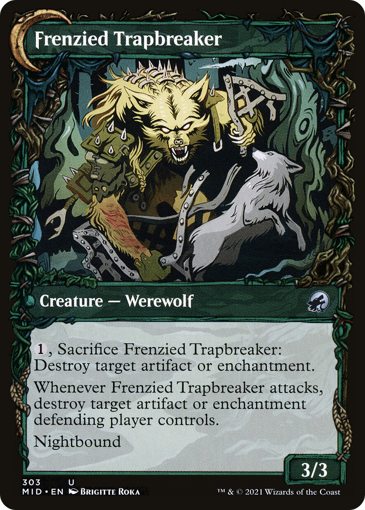Outland Liberator // Frenzied Trapbreaker (MID-303) (Showcase) (Foil)