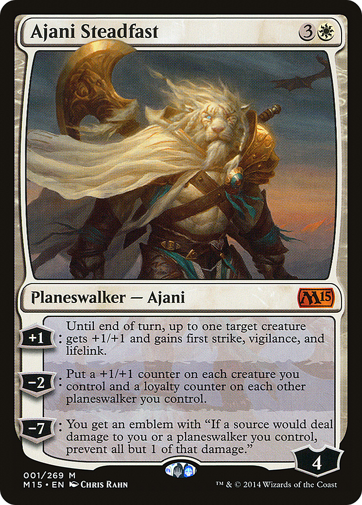 Ajani Steadfast (M15-001) (Foil)
