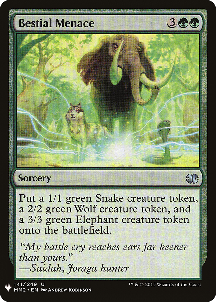 Bestial Menace (LIST-MM2-141)