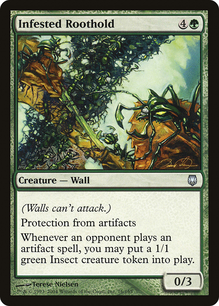 Infested Roothold (DST-076) (Foil)