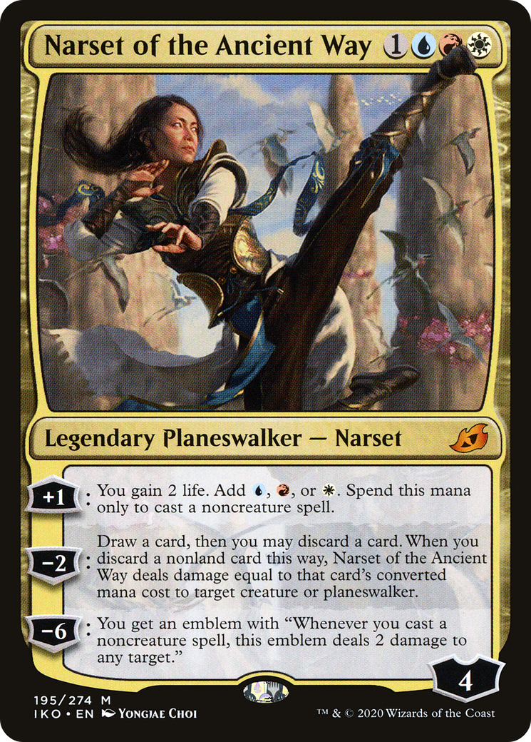 Narset of the Ancient Way (IKO-195) (Foil)