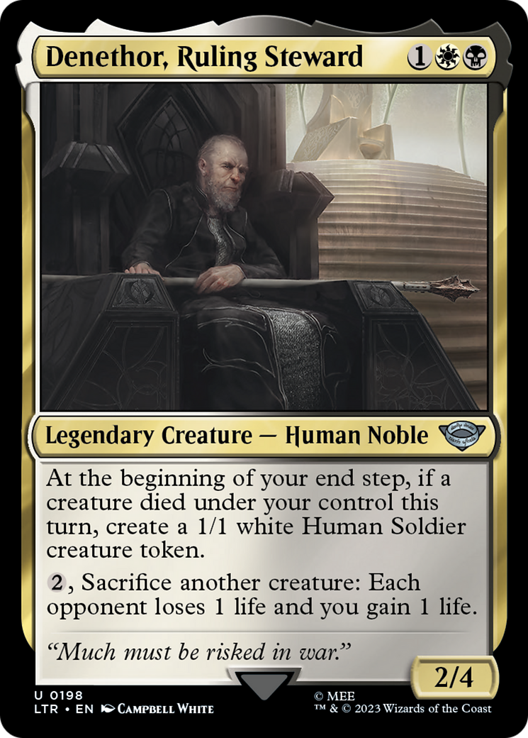 Denethor, Ruling Steward (LTR-198)
