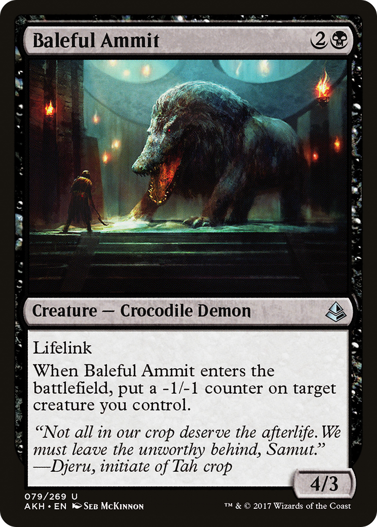 Baleful Ammit (AKH-079) (Foil)