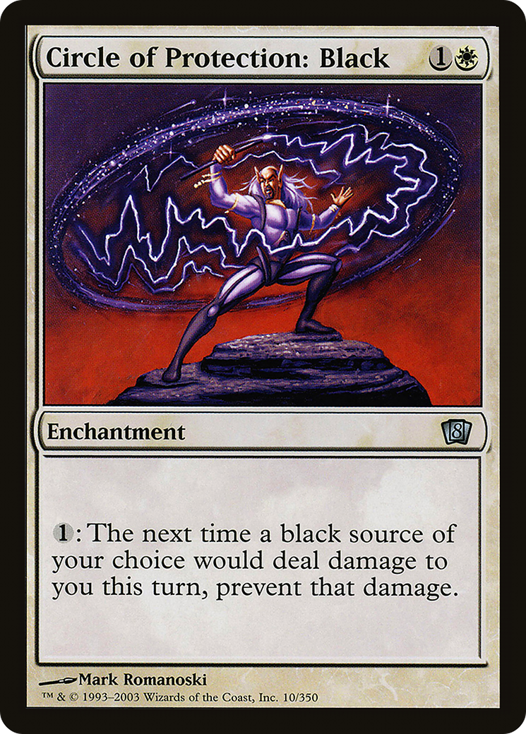 Circle of Protection: Black (8ED-010★) (Foil)