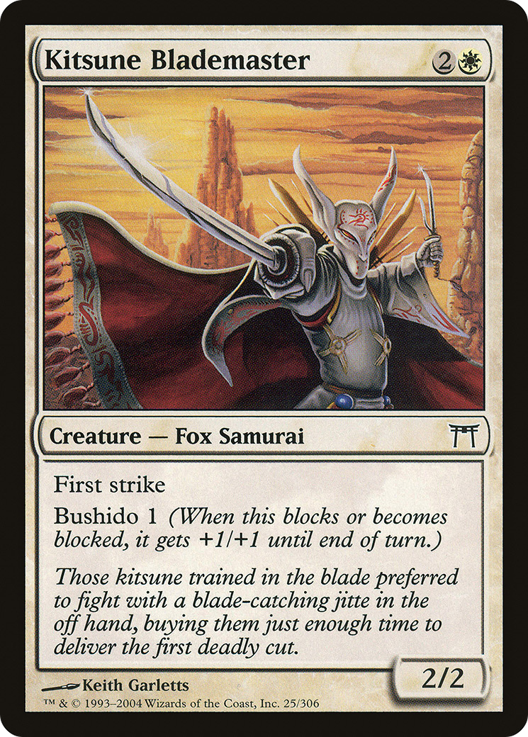 Kitsune Blademaster (CHK-025) (Foil)