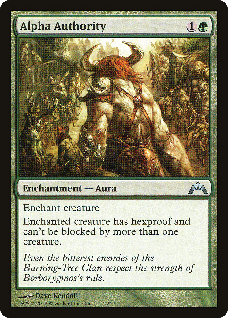 Alpha Authority (GTC-114) (Foil)