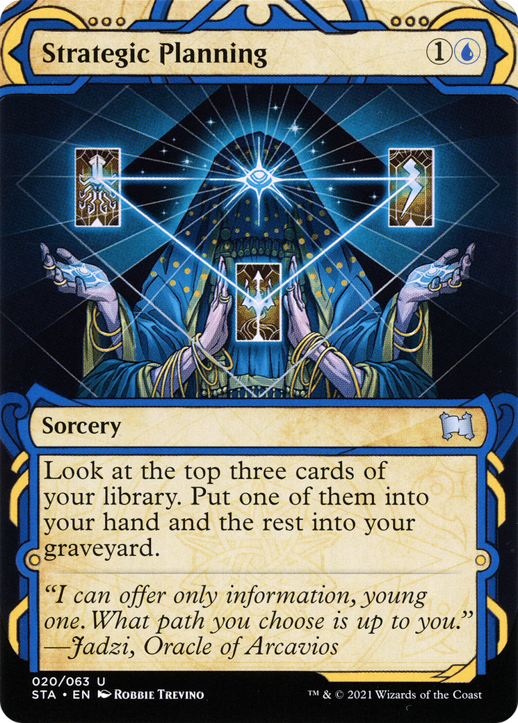 Strategic Planning (STA-020) (Showcase) (Borderless) (Foil)