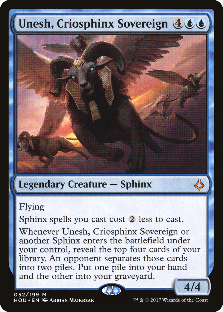 Unesh, Criosphinx Sovereign (HOU-052)