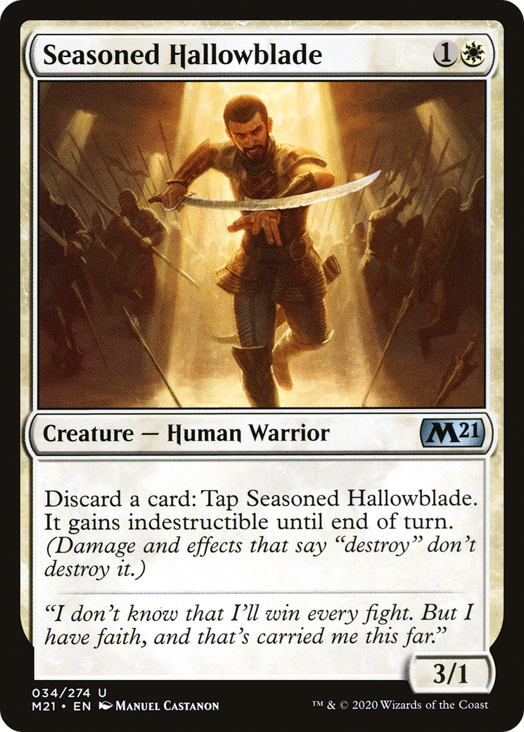 Seasoned Hallowblade (M21-034) (Foil)