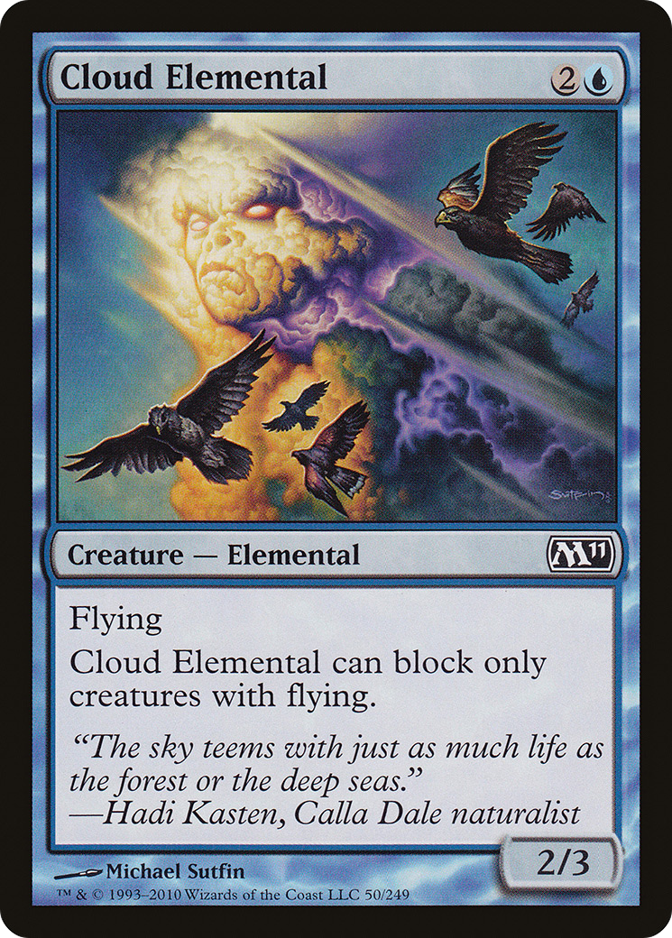 Cloud Elemental (M11-050) (Foil)