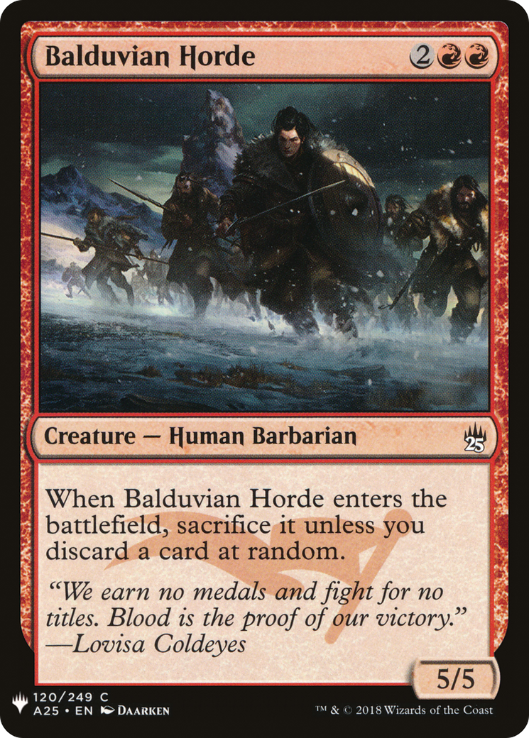 Balduvian Horde (LIST-A25-120)