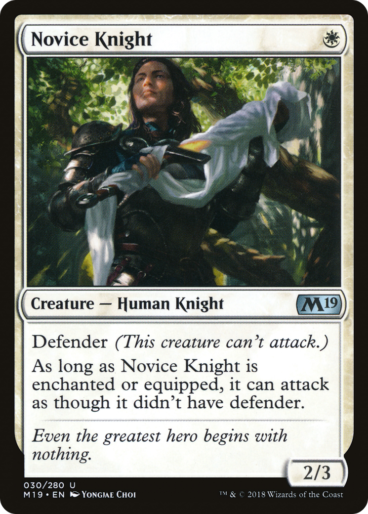 Novice Knight (M19-030) (Foil)