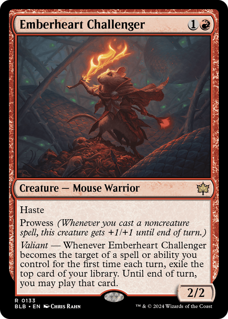 Emberheart Challenger (BLB-133) (Foil)