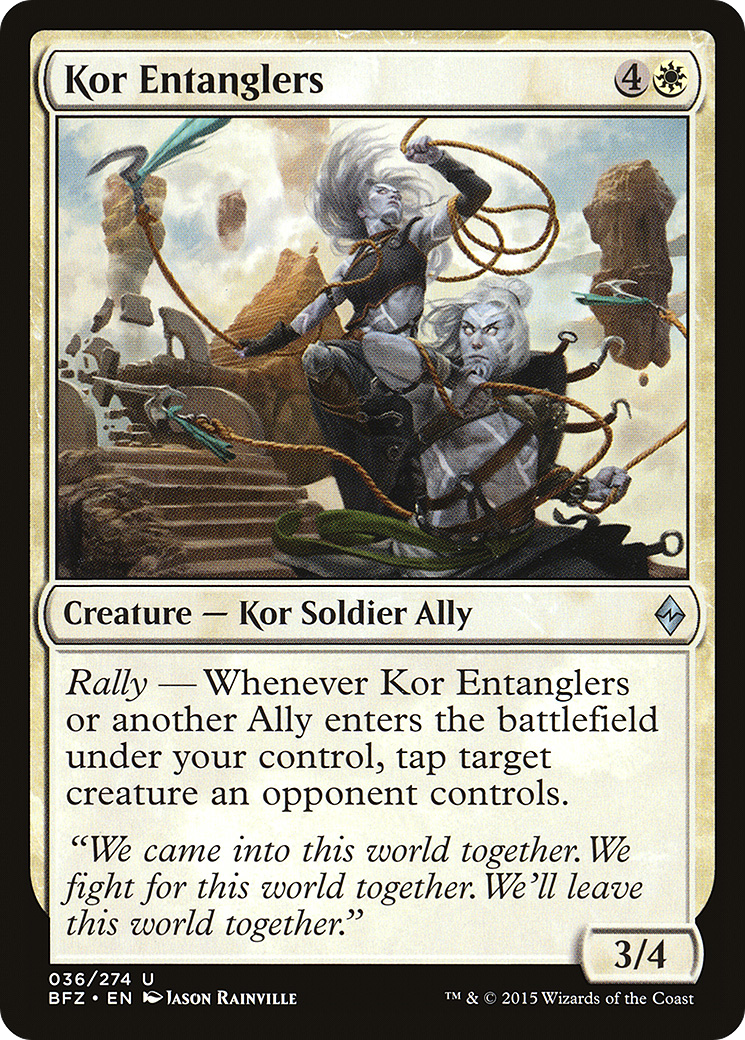 Kor Entanglers (BFZ-036) (Foil)