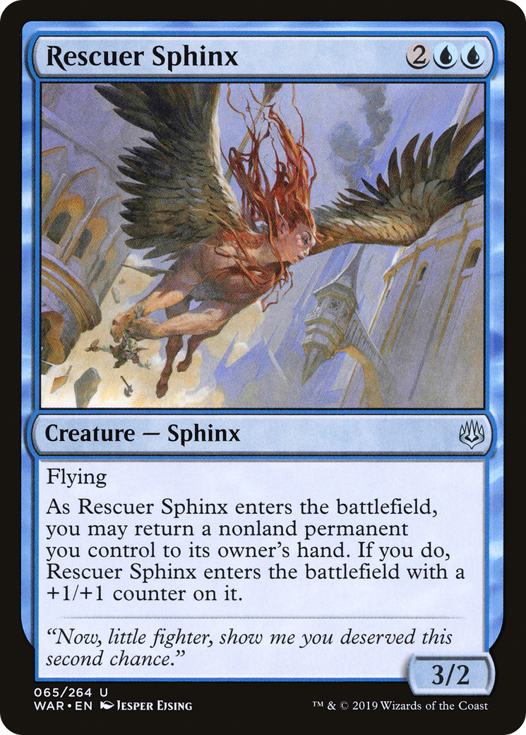 Rescuer Sphinx (WAR-065) (Foil)