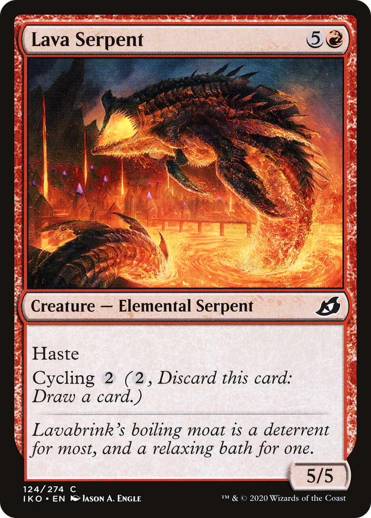 Lava Serpent (IKO-124) (Foil)