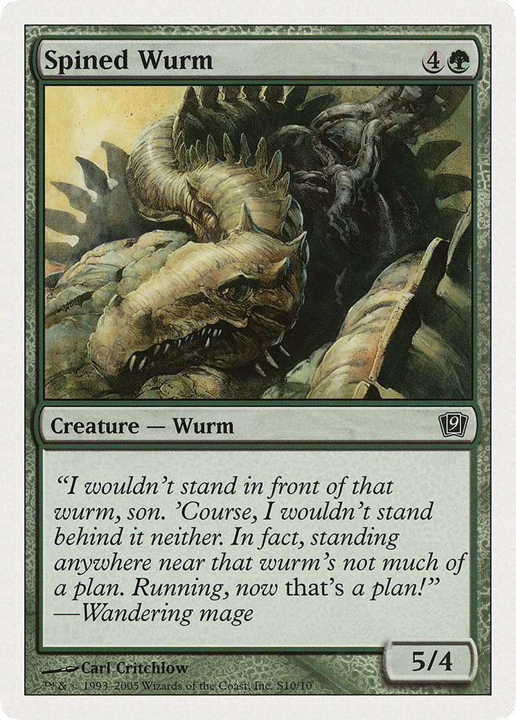 Spined Wurm (9ED-)