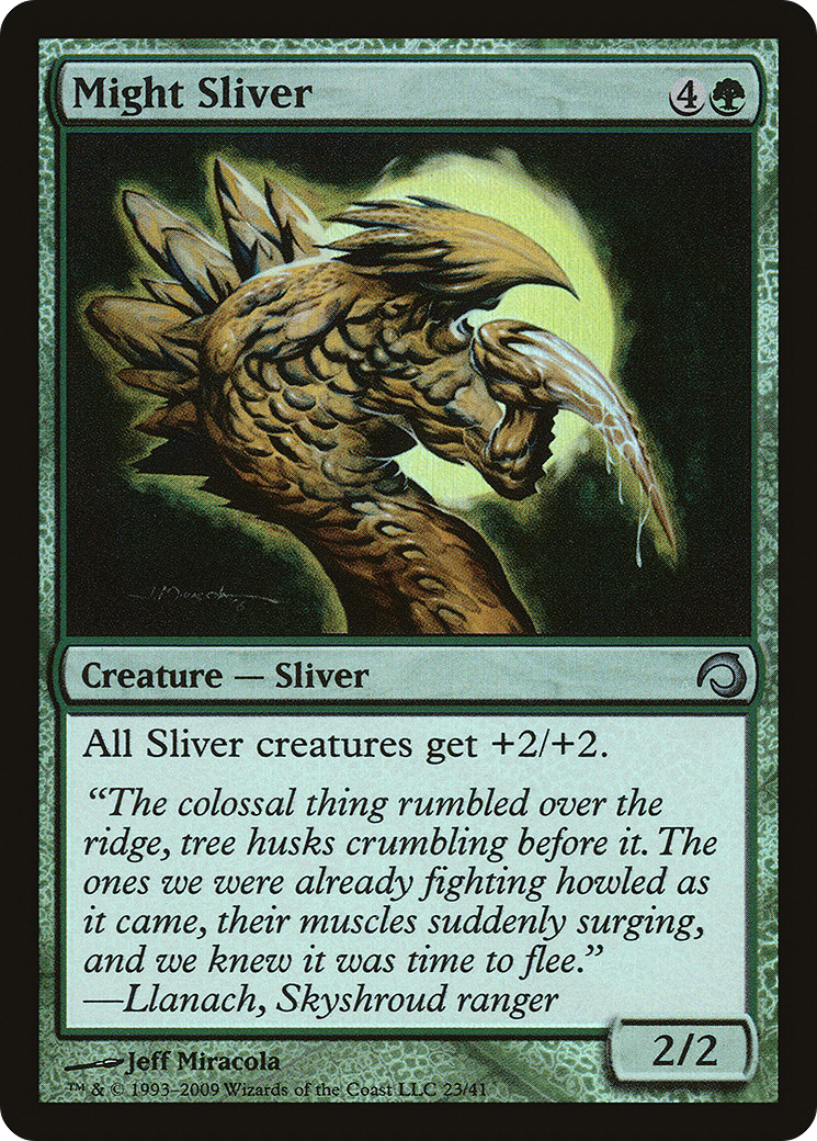 Might Sliver (PDS-023) (Foil)