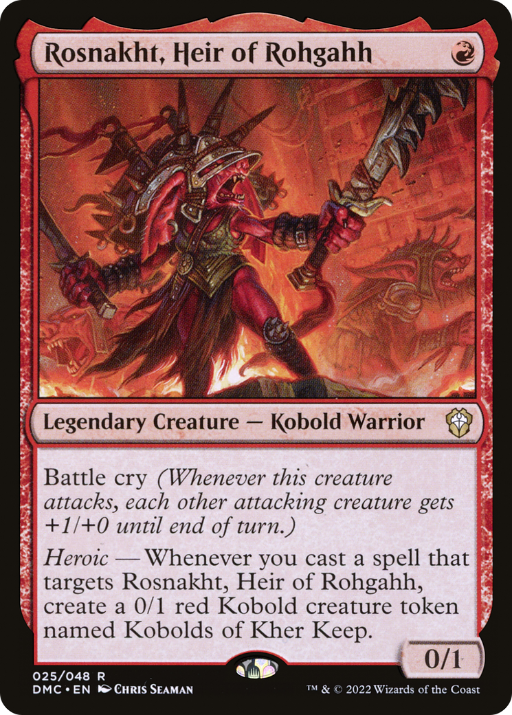 Rosnakht, Heir of Rohgahh (DMC-025) (Foil)