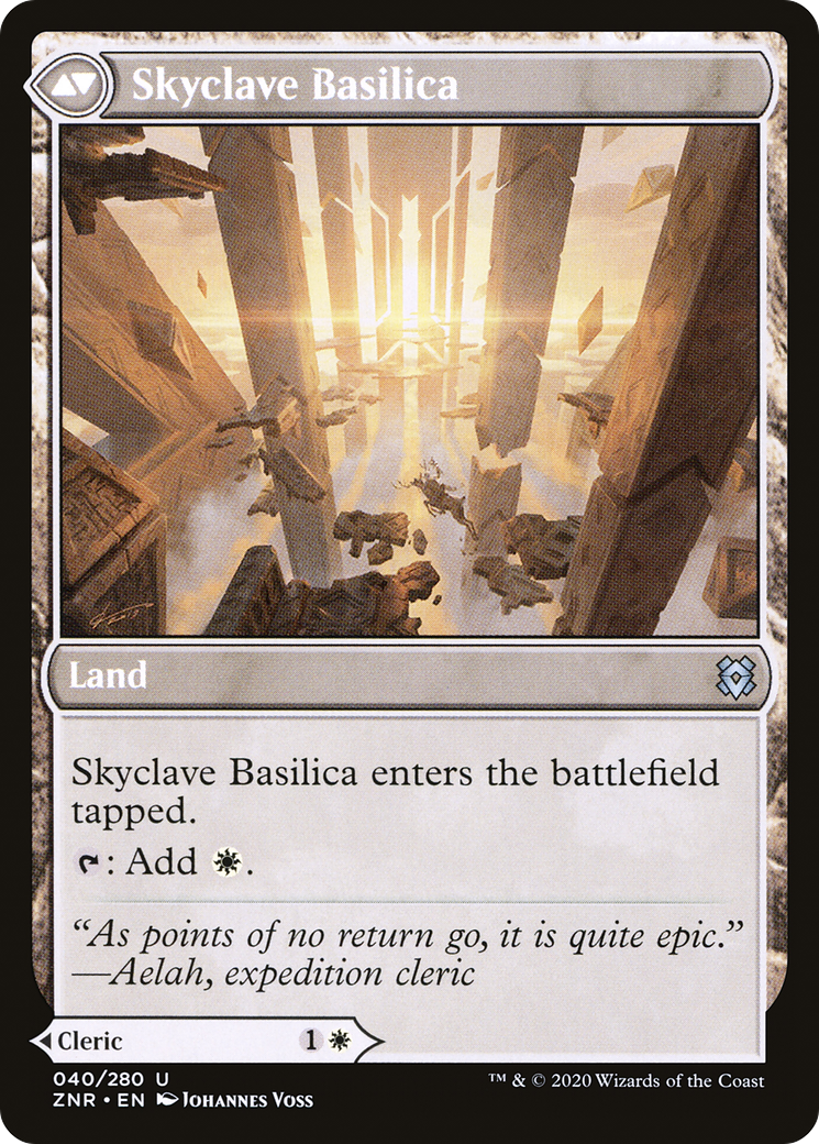 Skyclave Cleric // Skyclave Basilica (ZNR-040) (Foil)