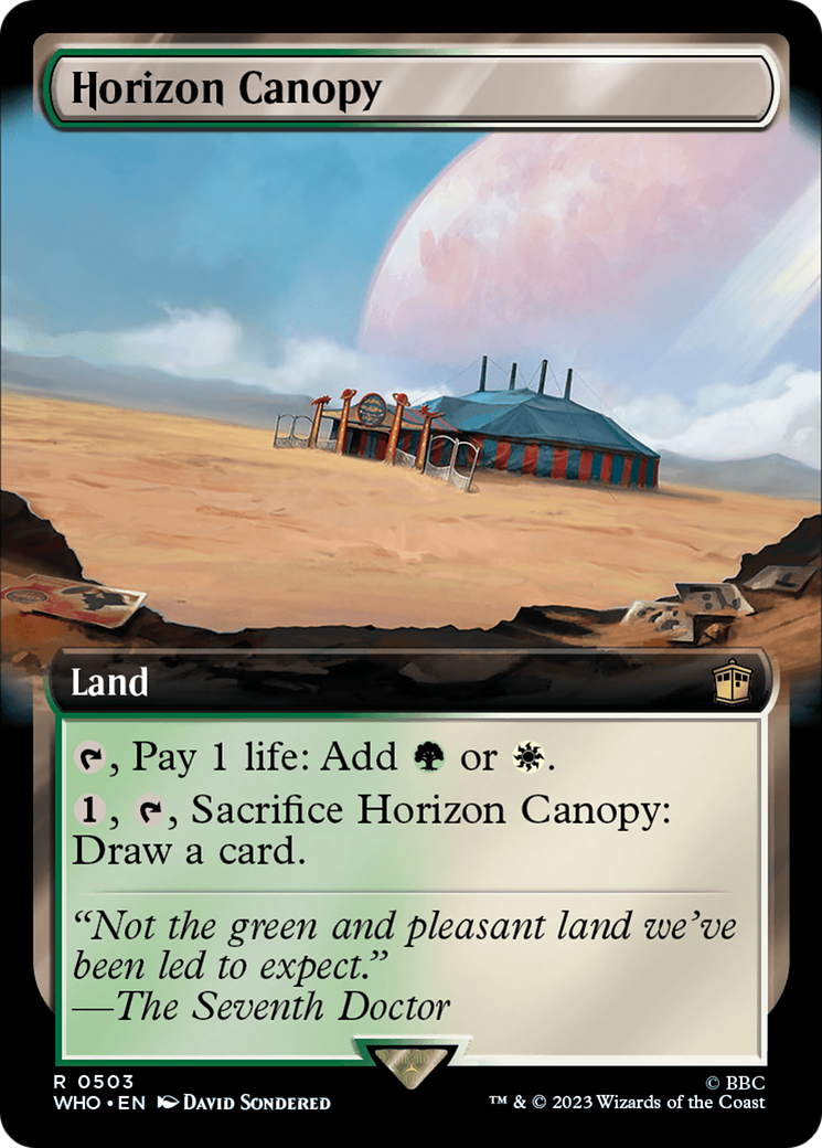 Horizon Canopy (WHO-503) (Extended Art) (Foil)