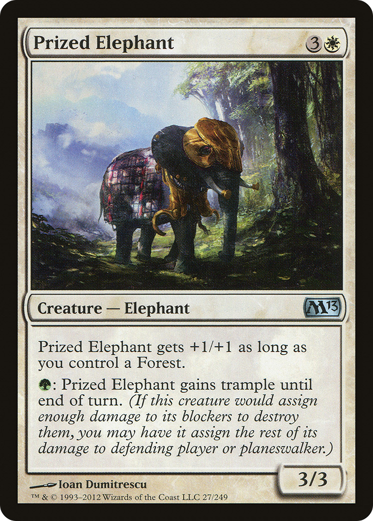 Prized Elephant (M13-027) (Foil)