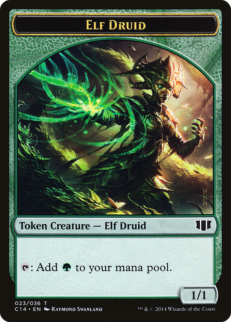 Elf Druid Token (C14-23 // 20)