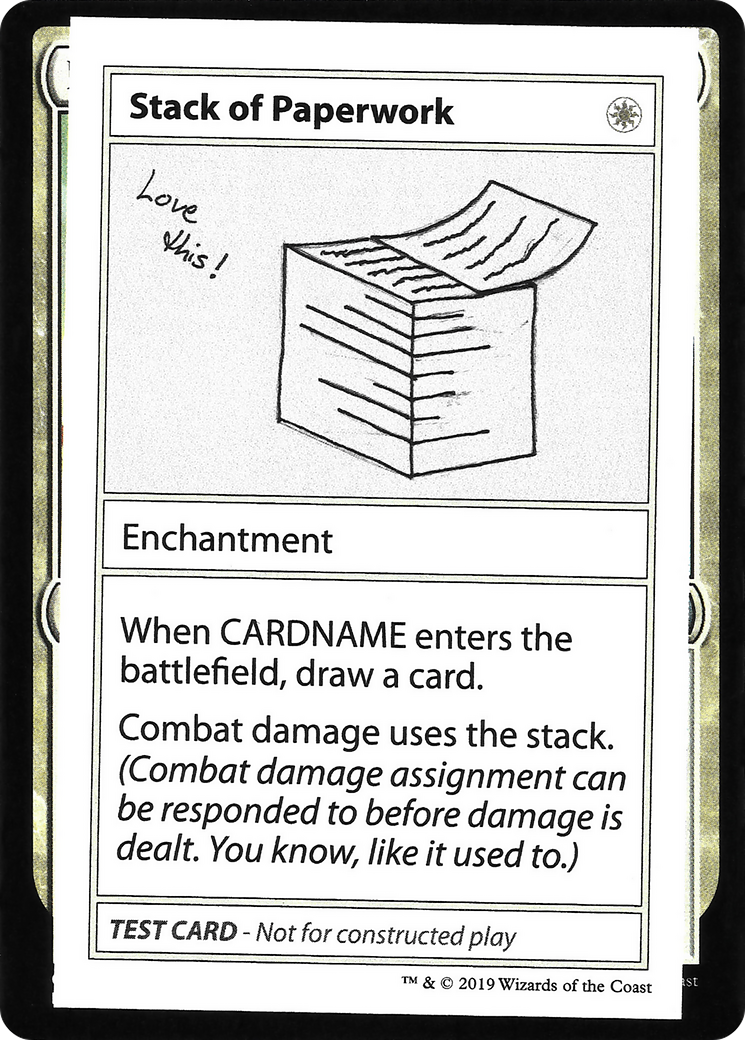 Stack of Paperwork (No PW Symbol) (CMB2-)