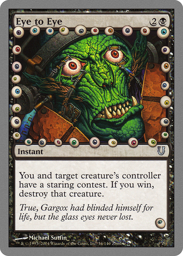 Eye to Eye (UNH-054)