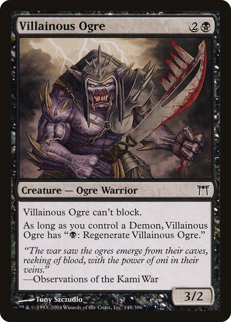Villainous Ogre (CHK-148) (Foil)