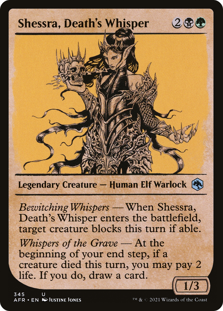 Shessra, Death's Whisper (AFR-345) (Showcase)