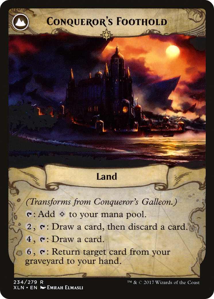Conqueror's Galleon // Conqueror's Foothold (XLN-234) (Foil)