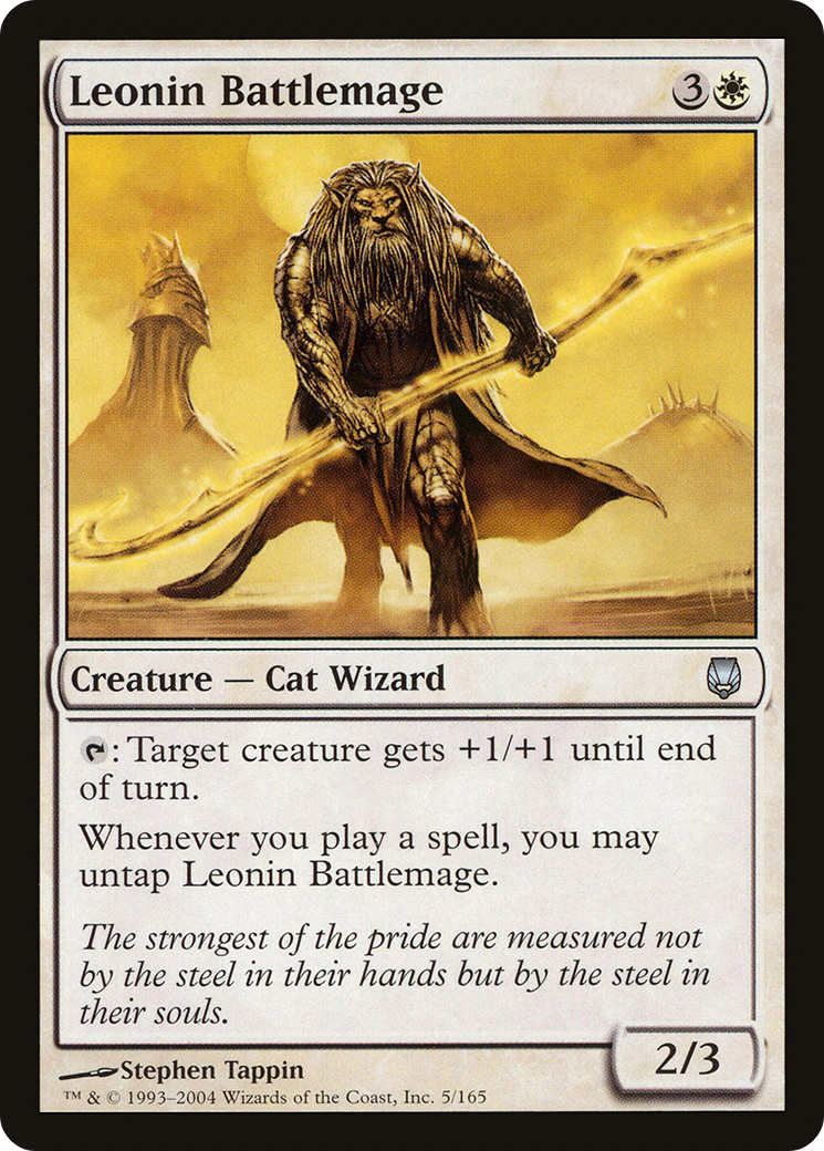 Leonin Battlemage (DST-005) (Foil)