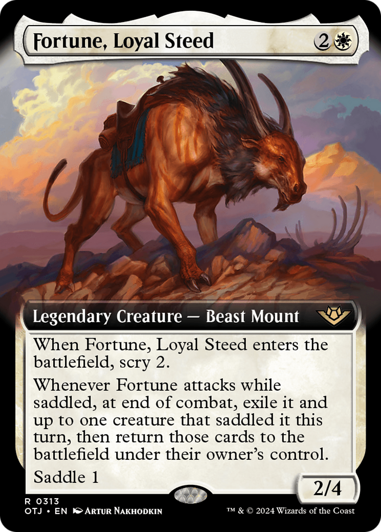 Fortune, Loyal Steed (OTJ-313) (Extended Art)
