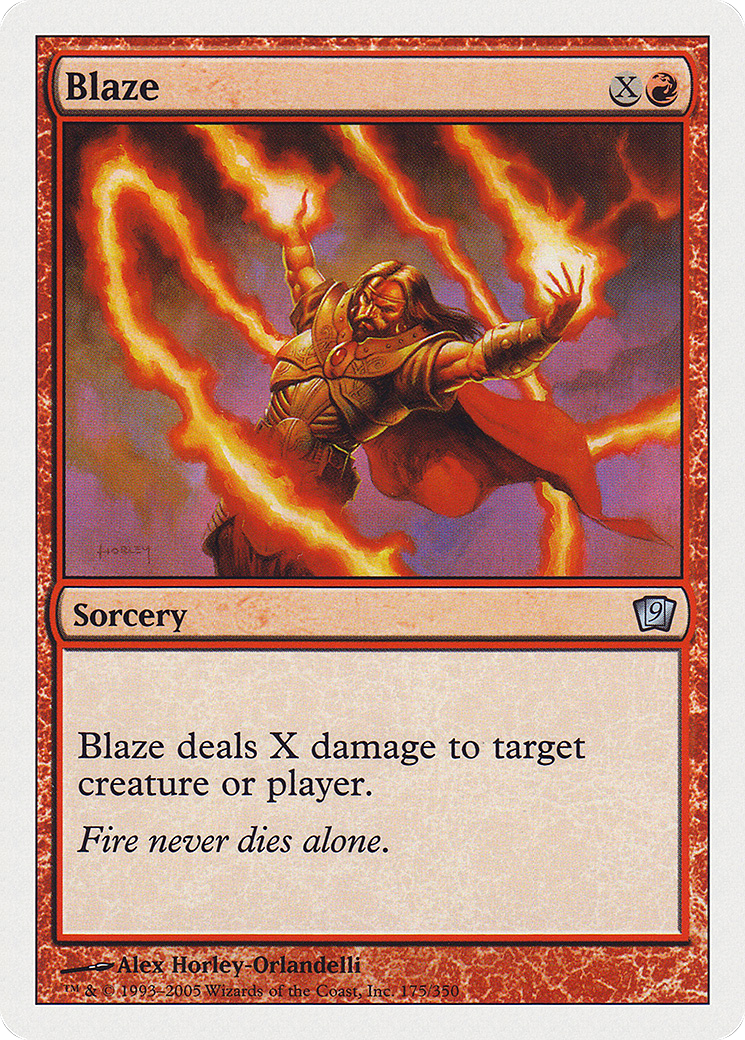 Blaze (9ED-175★) (Foil)