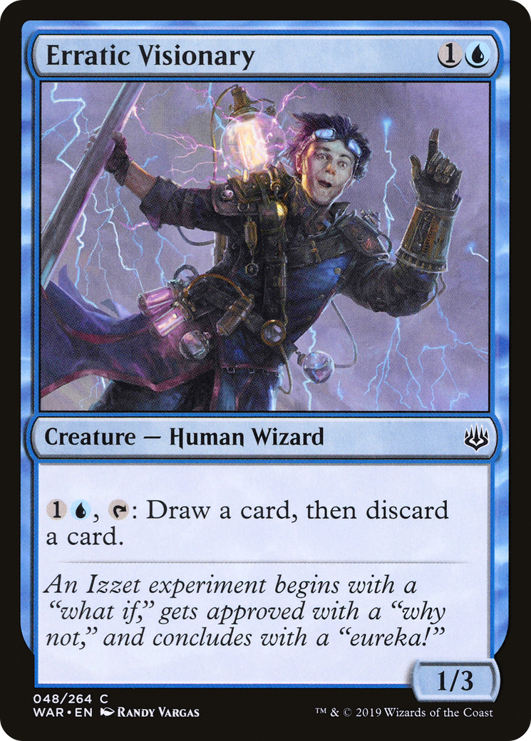Erratic Visionary (WAR-048) (Foil)