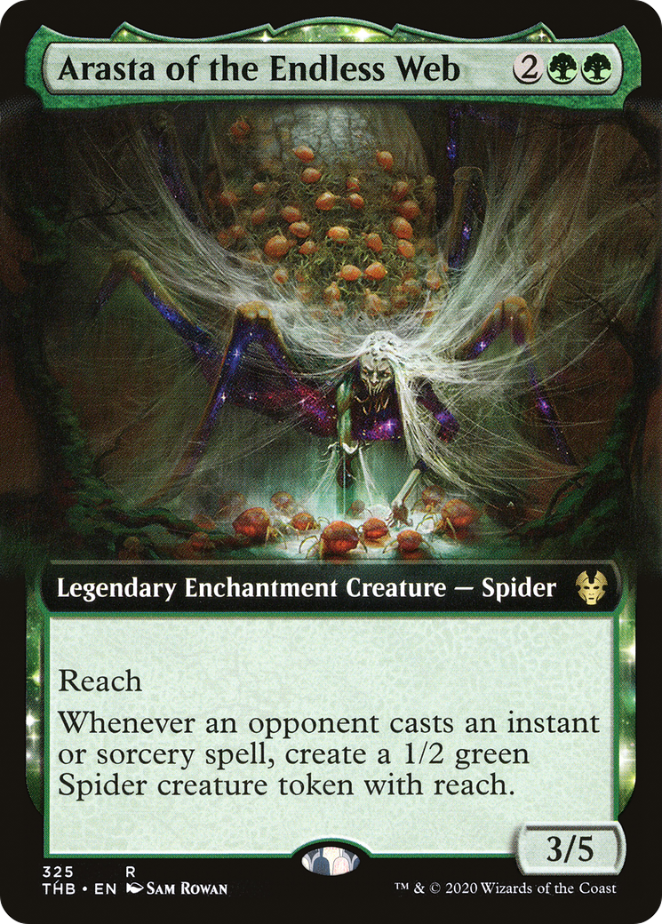 Arasta of the Endless Web (THB-325) (Extended Art) (Foil)