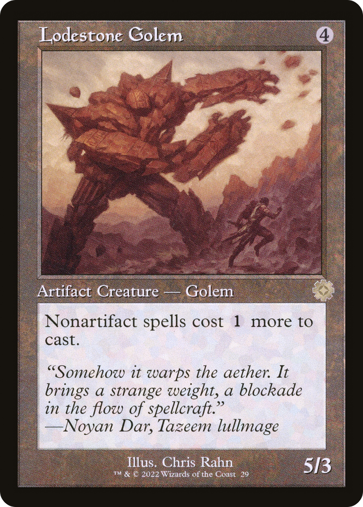 Lodestone Golem (BRR-029) (Foil)