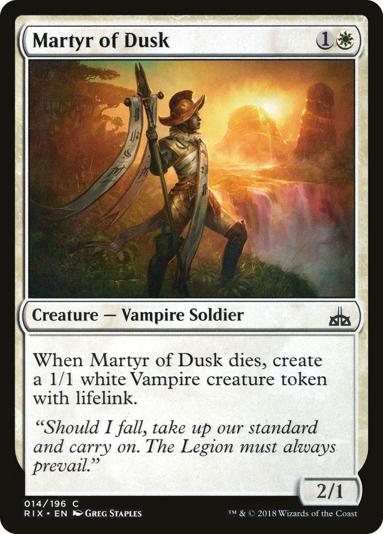 Martyr of Dusk (RIX-014)