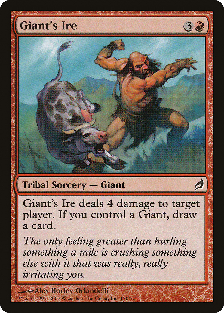 Giant's Ire (LRW-170) (Foil)