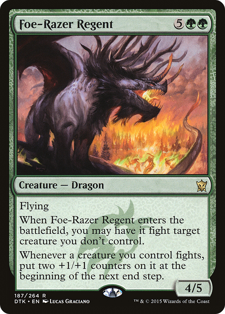 Foe-Razer Regent (DTK-187) (Foil)