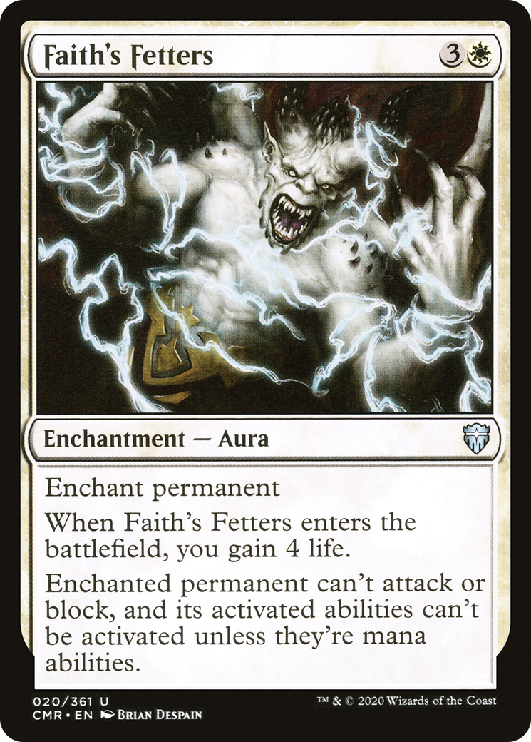 Faith's Fetters (CMR-020) (Foil)
