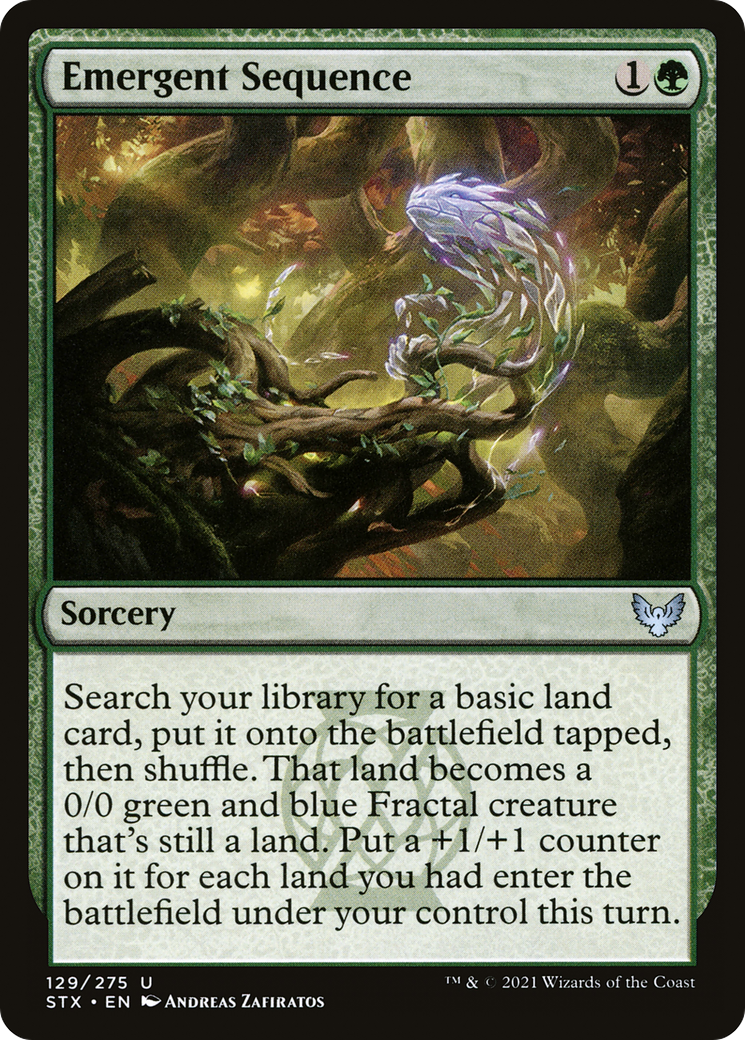 Emergent Sequence (STX-129) (Foil)