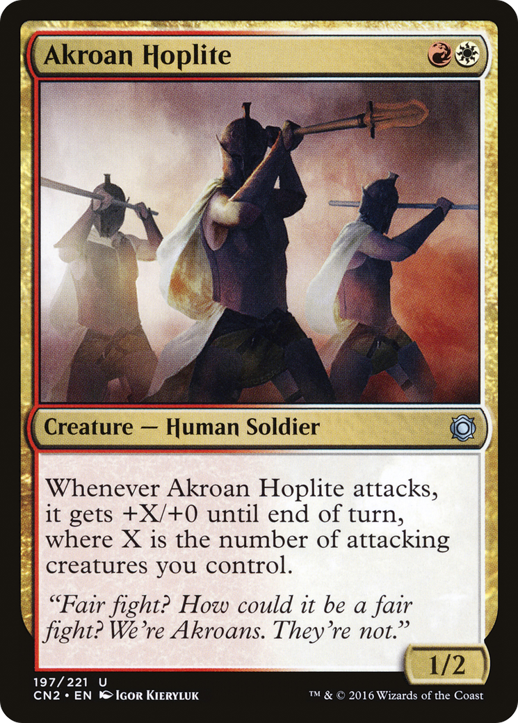 Akroan Hoplite (CN2-197)